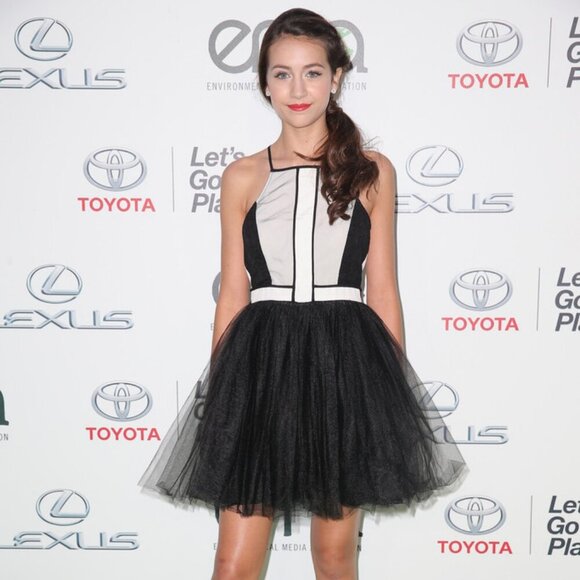 BCBGeneration Black White Lace Tulle Raceback Mini Party Prom Dress - Picture 1 of 13
